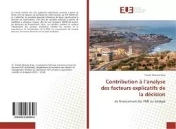 Contribution A l'analyse des facteurs explicatifs de la decision