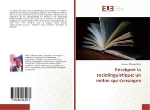 Enseigner la sociolinguistique: un métier qui s'enseigne - Maurice Muyaya Wetu - UNIV EUROPEENNE