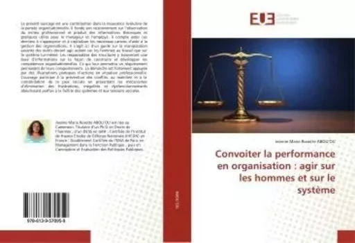 Convoiter la performance en organisation : agir sur les hommes et sur le système - Jeanne Marie - UNIV EUROPEENNE