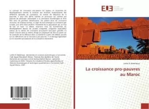 La croissance pro-pauvres au Maroc - Latifa Abdellaoui - UNIV EUROPEENNE