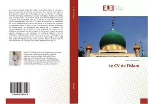 Le CV de l'Islam - Jean Paul Bessala - UNIV EUROPEENNE