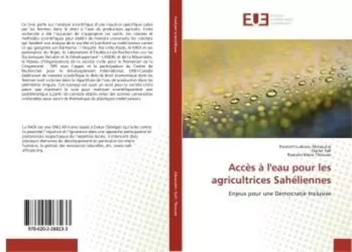 Accès à l'eau pour les agricultrices Sahéliennes - Rosnert Ludovic Alissoutin - UNIV EUROPEENNE