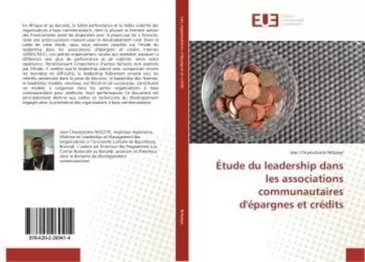 Étude du leadership dans les associations communautaires d'épargnes et crédits - Jean Chrysostome Ndizeye - UNIV EUROPEENNE