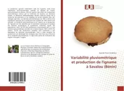 Variabilite pluviometrique et production de l'igname A Savalou (BENIN) - Kpatidé Gnidéhou - UNIV EUROPEENNE