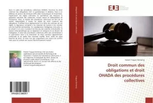 Droit commun des obligations et droit OHADA des procedures collectives - Hubert Donkeng - UNIV EUROPEENNE