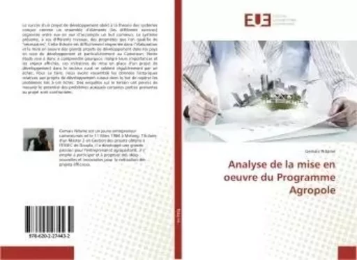 Analyse de la mise en oeuvre du Programme Agropole - Gervais Ndame - UNIV EUROPEENNE