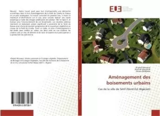 Aménagement des boisements urbains - Khaled Missaoui - UNIV EUROPEENNE