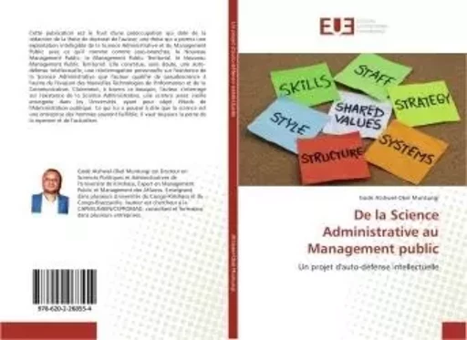 De la Science Administrative au Management public - Godé Atshwel-Okel Muntungi - UNIV EUROPEENNE