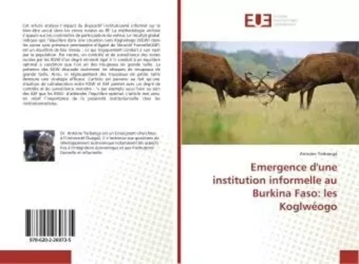 Emergence d'une institution informelle au Burkina Faso: les Koglweogo - Antoine Yerbanga - UNIV EUROPEENNE