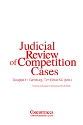 Judicial Review of Competition Cases