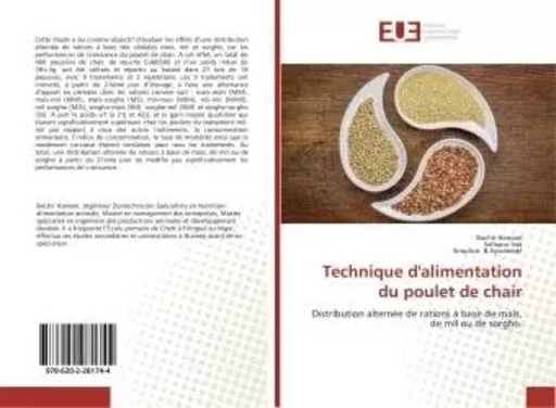 Technique d'alimentation du poulet de chair - Bachir Hamani, - UNIV EUROPEENNE