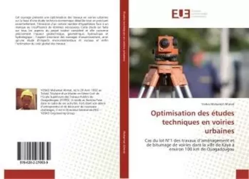 Optimisation des études techniques en voiries urbaines - Yosko Mahamat Ahmat - UNIV EUROPEENNE