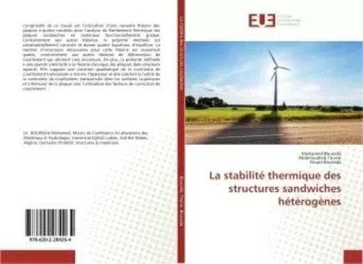 La stabilité thermique des structures sandwiches hétérogènes - Mohamed Bourada - UNIV EUROPEENNE