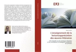 L'enseignement de la lecture/appréciation des oeuvres littéraires