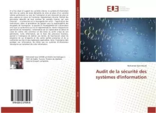 Audit de la sécurité des systèmes d'information - Mohamed Ilyes Ghrab - UNIV EUROPEENNE