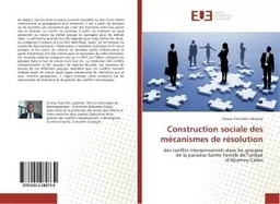 Construction sociale des mecanismes de resolution