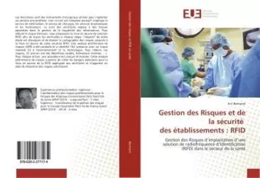 Gestion des Risques et de la sécurité des établissements : RFID - Eric BERTRAND - UNIV EUROPEENNE