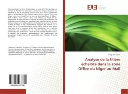 Analyse de la filiere echalote dans la zone Office du Niger au Mali - Dianguiné Traoré - UNIV EUROPEENNE