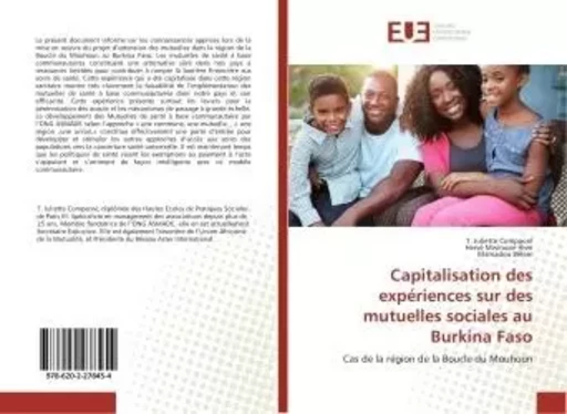 Capitalisation des expériences sur des mutuelles sociales au Burkina Faso - T. Juliette Compaoré - UNIV EUROPEENNE