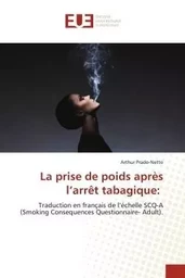 La prise de poids après l'arrêt tabagique: