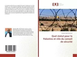 Quel statut pour la Palestine et rôle du conseil de sécurité