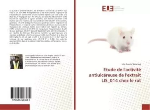 Etude de l'activite antiulcereuse de l'extrait LIS_014 chez le rat - Julia Raharisoa - UNIV EUROPEENNE