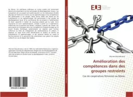 Amélioration des compétences dans des groupes restreints - Myriam Bouzekraoui - UNIV EUROPEENNE