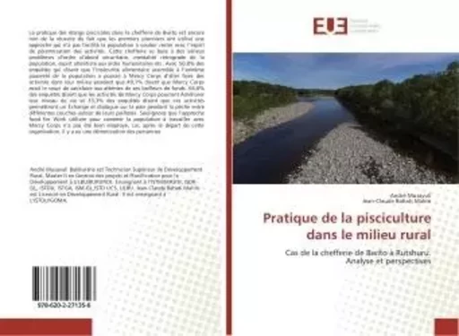 Pratique de la pisciculture dans le milieu rural - André Musavuli - UNIV EUROPEENNE