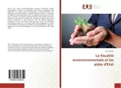 La fiscalité environnementale et les aides d'Etat - Jean Munier - UNIV EUROPEENNE