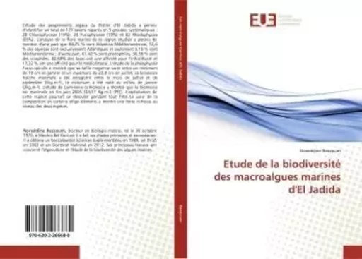 Etude de la biodiversité des macroalgues marines d'El Jadida - Noreddine Rezzoum - UNIV EUROPEENNE