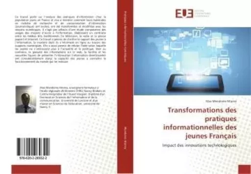 Transformations des pratiques informationnelles des jeunes Français - Max Ntoma - UNIV EUROPEENNE