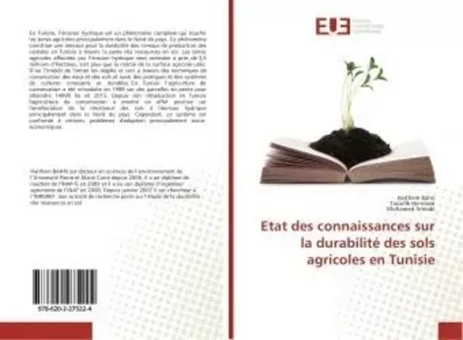 Etat des connaissances sur la durabilité des sols agricoles en Tunisie - Haithem Bahri - UNIV EUROPEENNE