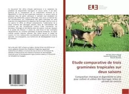 Etude comparative de trois graminées tropicales sur deux saisons