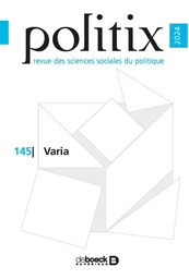 Politix n° 145 - Varia