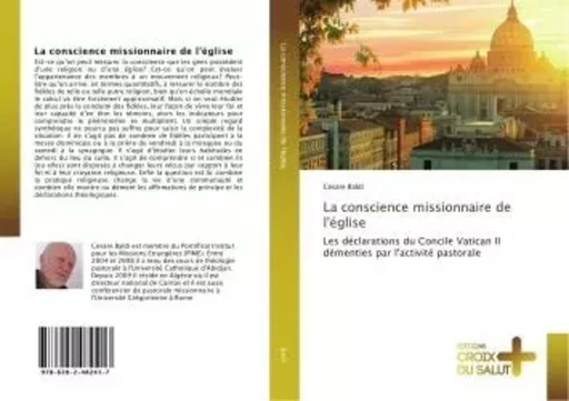 La conscience missionnaire de l'église - Cesare Baldi - CROIX DU SALUT