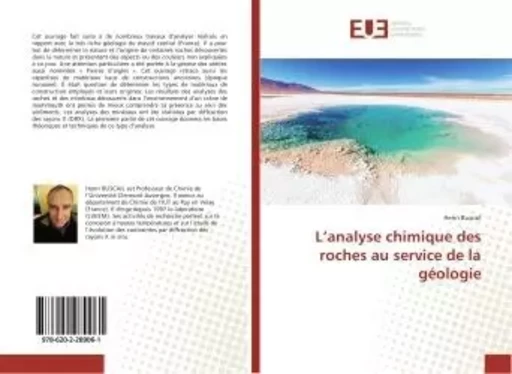 L'analyse chimique des roches au service de la géologie - Henri BUSCAIL - UNIV EUROPEENNE