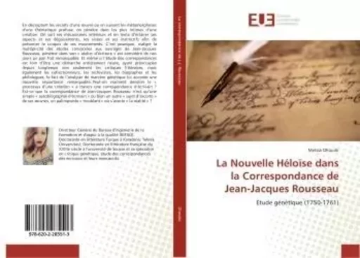 La Nouvelle Héloïse dans la Correspondance de Jean-Jacques Rousseau - Meïssa Dhouibi - UNIV EUROPEENNE