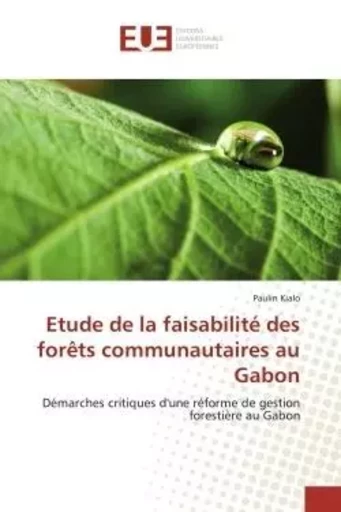 Etude de la faisabilité des forêts communautaires au Gabon - Paulin Kialo - UNIV EUROPEENNE