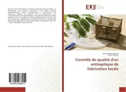 Contrôle de qualité d'un antiseptique de fabrication locale