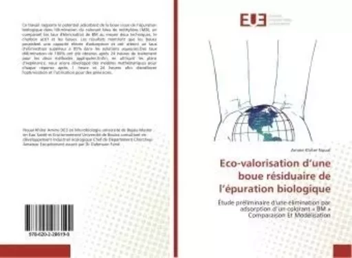 Eco-valorisation d'une boue residuaire de l'epuration biologique - Amine Noual - UNIV EUROPEENNE