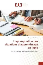 L'appropriation des situations d'apprentissage en ligne