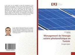 Management de l'énergie solaire photovoltaïque en Tunisie