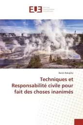 Techniques et Responsabilité civile pour fait des choses inanimés