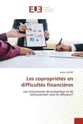 Les copropriétés en difficultés financières