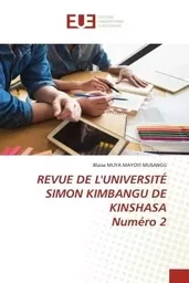 REVUE DE L'UNIVERSITÉ SIMON KIMBANGU DE KINSHASA Numéro 2