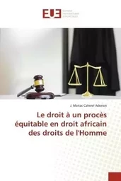 Le droit à un procès équitable en droit africain des droits de l'Homme