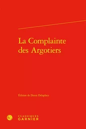 La Complainte des Argotiers