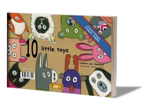 10 petits doudous / 10 little toys (Livre souple ANGLAIS) - Valérie COX HAUMANT - MK67 KAMISHIBAI