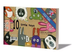 10 petits doudous / 10 little toys (Livre souple ANGLAIS)