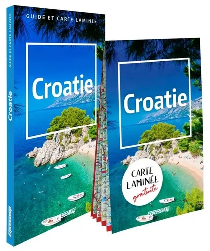 Croatie (guide et carte laminée) -  - EXPRESSMAP POLSKA EDITIONS